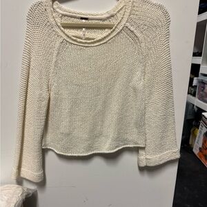 Free people Women's Cream Sweater